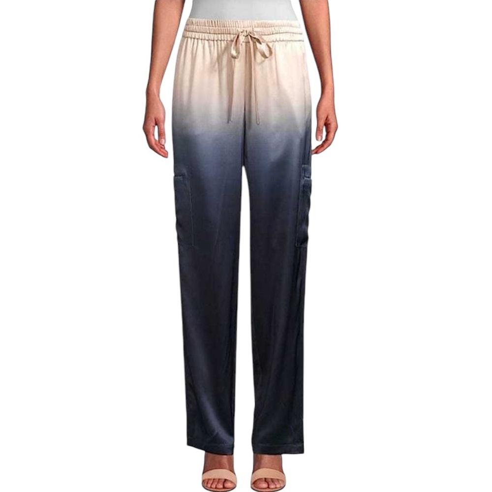 Lafayette 148 New York Myrtle Ombre Silk Pants